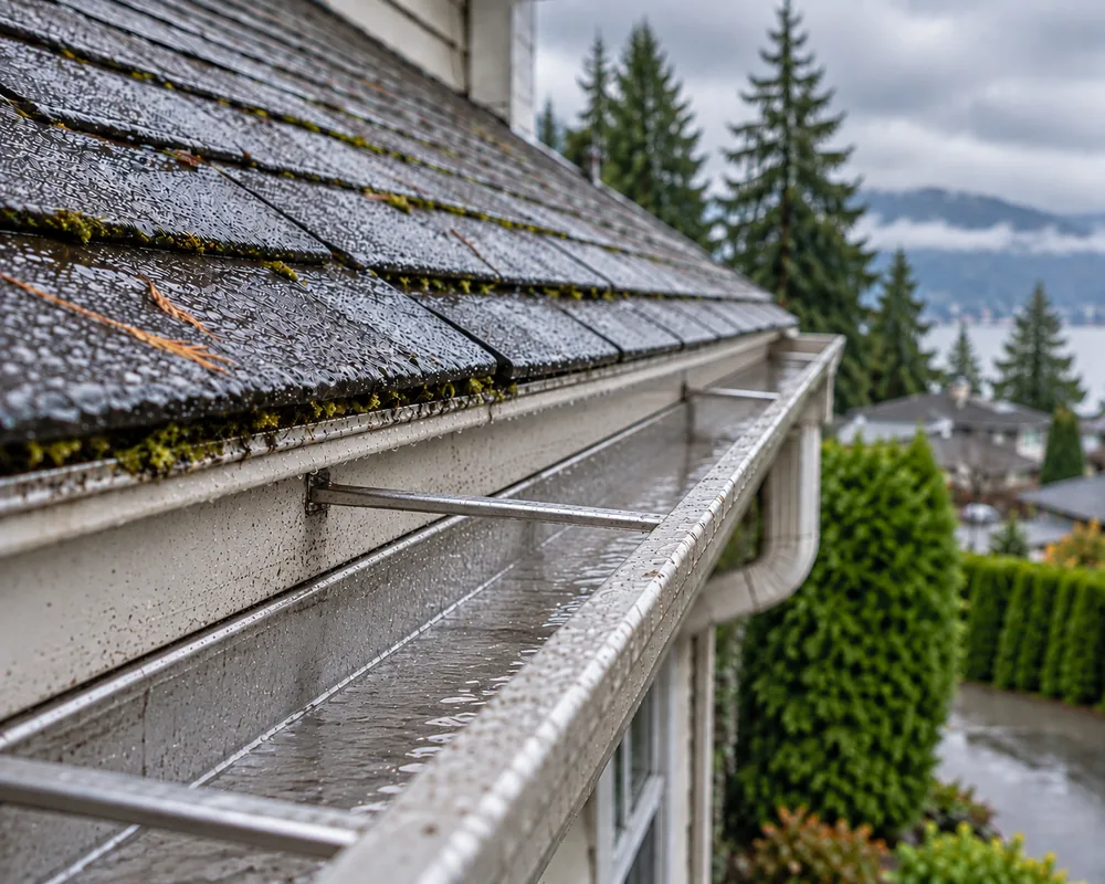 After: clean gutter