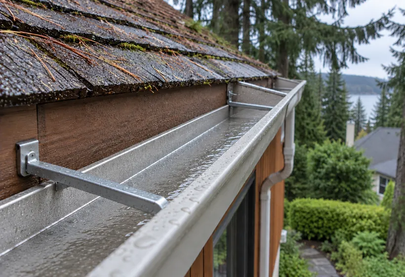 After: clean gutter